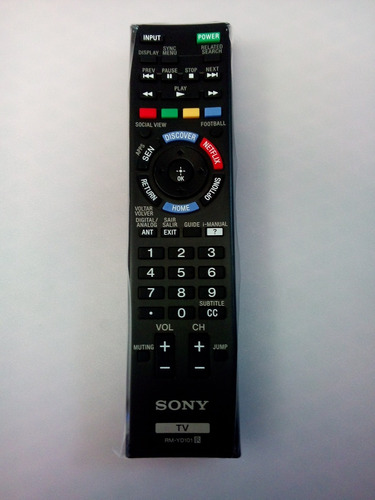 Controle Tv Sony Rm-yd101  Kdl-40w605b  Kdl-48w605b  60w605b