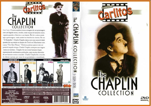 Imagem 2 de 6 de Dvd Filmes Coleção Charles Chaplin - Raríssimo (6 Dvds)