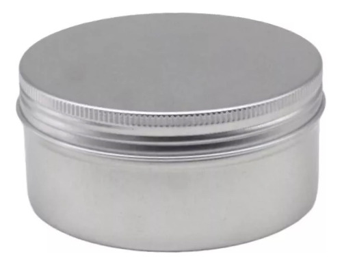 Envase Tarro Lata Aluminio Pomadera 200ml (10 Pza)