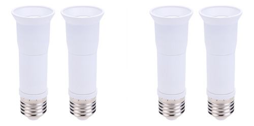 Enchufe De Extensión E27 A E27, 4 Unidades, 60 W