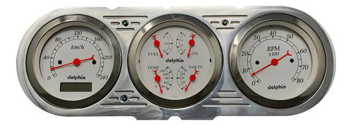 Chevy Nova Gauge Quad Style Medidor Metrico Dash Cluster