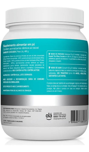 The Whey 3w Cocada Equaliv 480g