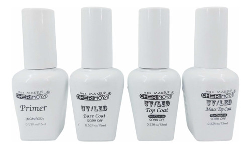 Primer Y Base + Top Y Top Coat Matte De Esmaltado Permanente