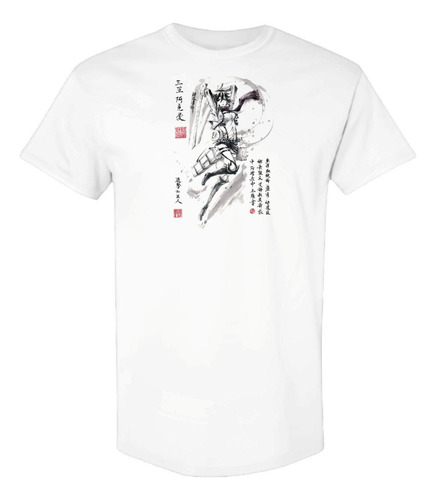 Camiseta Shingeki No Kyojin Eren Levi Mikasa Zbz74
