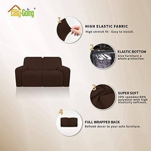 Funda De Sillon Easy-going Para Reclinable Microfibra Suave