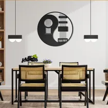 Comprar Cuadro Artesanal - Guitarra Yin Yang - Mdf Calado - 40x40cm