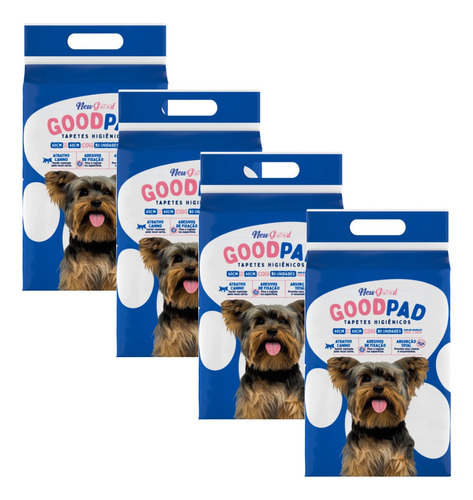 Tapete Sanitário Higiênico Good Pad Para Cães Kit 4 = 120 Un