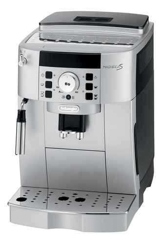 Cafetera De'Longhi Magnifica S ECAM 22.110 super automática plateada y negra expreso 220V - 240V