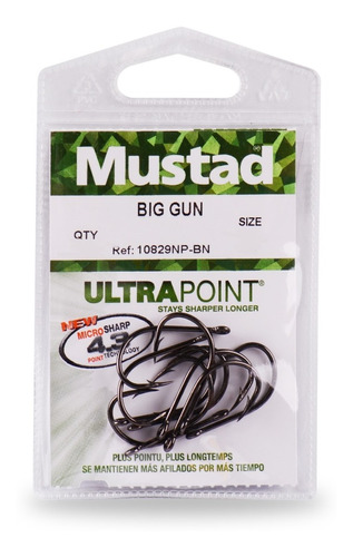 Anzuelos Mustad Ultra Point Big Gun 10829 Np Nb 