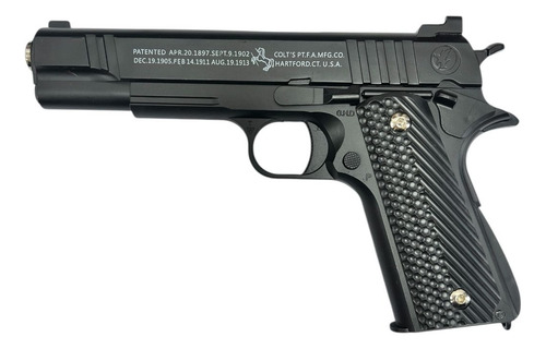 Pistola Metalica Colt -q11b Linterna Laser Airsoft Paintball