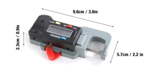 Digital Medidor De Espesor Metal Horizontal Electrónico Micr