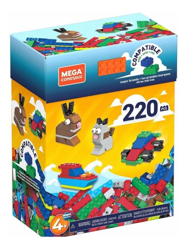 Set De Construcción Con 220 Piezas Mega Construx