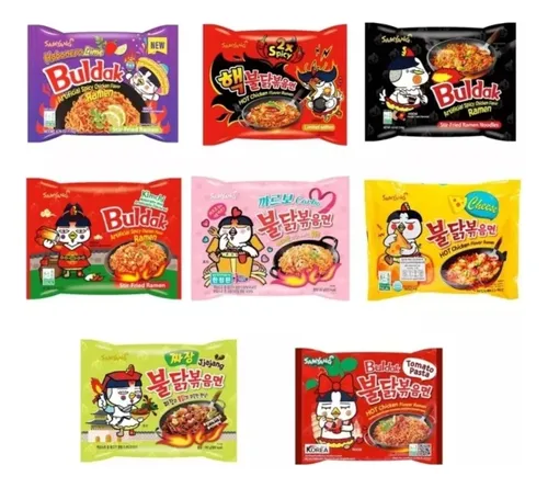comprar Ramen Coreano Samyang Buldak 8 Piezas Varios Sabores
