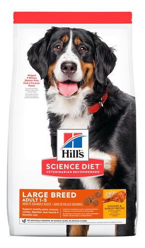 Alimento Para Perro Hills Adult Large Breed 15 Lb