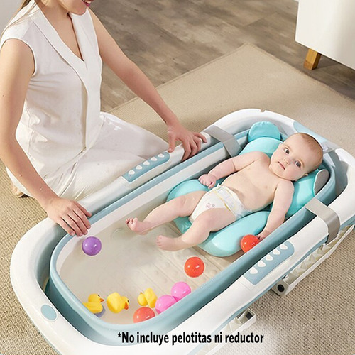 Imagen 7 de 9 de Bañera Plegable Para Bebe Y Adultos Felcraft De 120x55cm