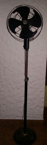 Ventilador Pie De 1955 Tod Original -gira- Funciona S/ruidos Negro (Usado)