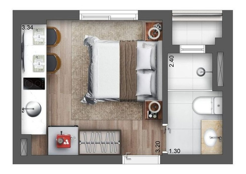Imagem 19 de 19 de Apartamento À Venda No Bairro Santo Amaro - São Paulo/sp - O-17939-29797