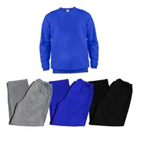 Comprar Kit 3 Calças Moletom + 1 Blusa Moletom Infantil  Unissex 
