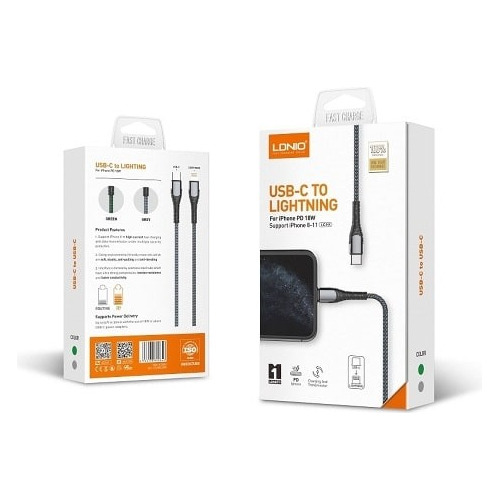 Cable Ldnio Usb C A iPhone 1m Lc-111