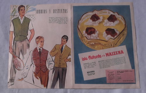 Lamina De Revista Antigua * Faldas Bordadas * Moda (Usado)
