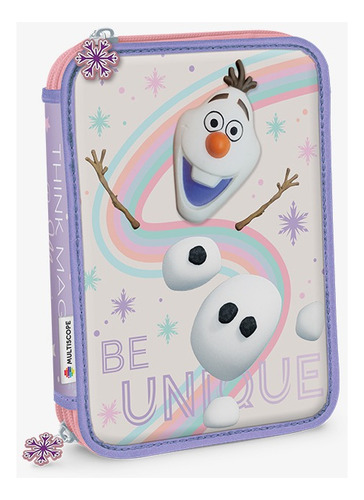 Canopla 2 Pisos Con Squishy frozen Multiscope 4602-12 Color Violeta Violeta