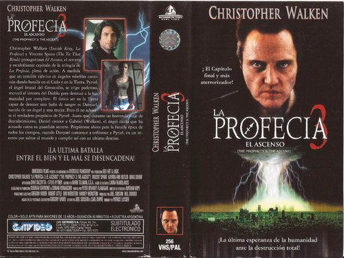 La Profecia 3 Vhs Christopher Walken Terror The Prophecy 3