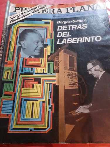 Revista Primera Plana Borges Simón Ferrer 5 Enero 1971