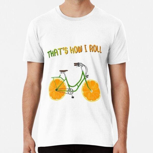 Remera Green Bike With Orange Wheels - That's How I Roll ALG