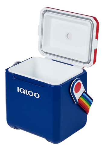 Igloo Tag Along Too Hielera Portatil 11qt(10.40 Lts) Deep Blu/white/racer Red