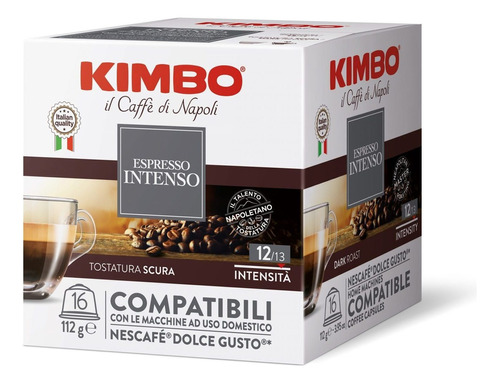 Kimbo Intenso 16 Caps Compatible Dolce Gusto