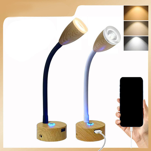 Luz De Lectura Led Rvs, Luz De Cuello De Cisne Negro