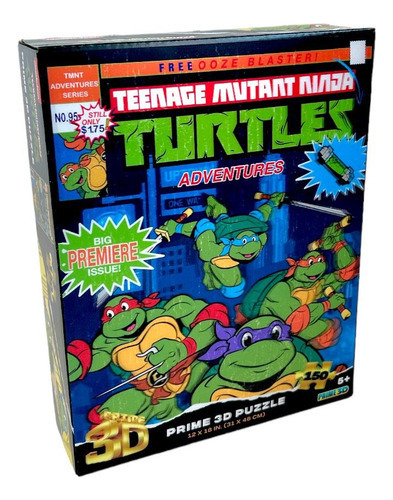 Puzzle Rompecabezas 3d Tortugas Ninja 150 Piezas