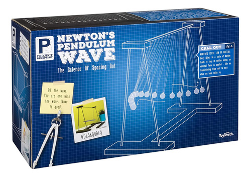 Toysmith Project Blueprint Newton's Pendulum Wave Science...