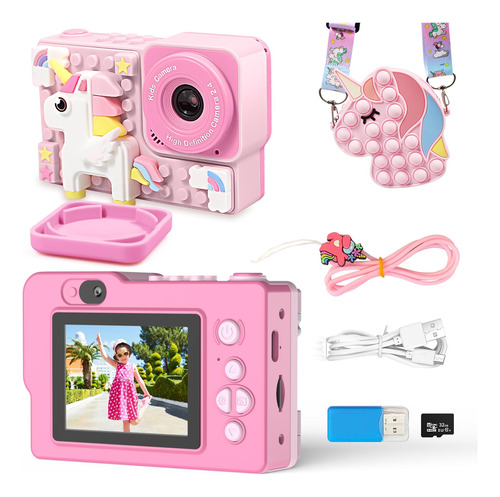 Camara De Unicornio Mejorada Para Ninos, Regalos De Cumplean