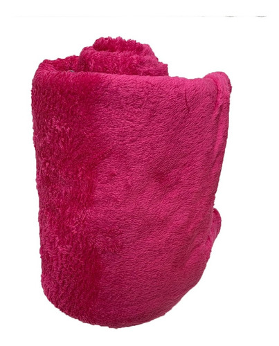 Imagen 3 de 6 de Frazada 2 Plazas Lisa De Plush Fleece Suave Abrigada