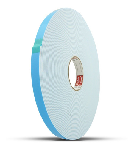 Caja De Cinta Doble Cara Espuma Blanca 3.1mm X 25mm X 22.9m Color Blanco Caja Bitape 4203b25