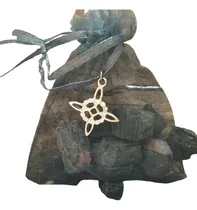 Comprar Souvenirs Bolsitas Turmalina Negra Dijes Esotericos Gemos Nudo De Bruja