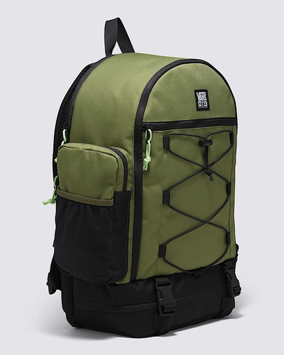 Mochila Vans Cordura Original Viaje 34l Verde Verde Musgo Liso