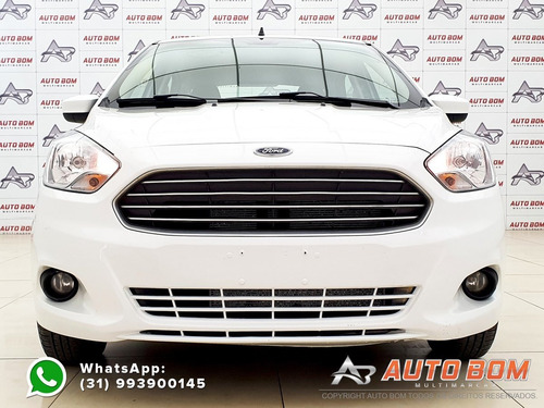 Ford Ka Sedan 1.0 Se 12v Flex C/ Farol De Neblina E Som...