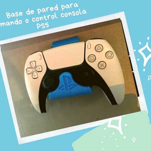 Imagen 3 de 4 de Dos Soportes De Pared Para Mando Ps5/dualsense/ Playstation5
