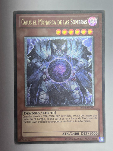Caius The Shadow Monarch Ultimate Español Detalle Yugioh