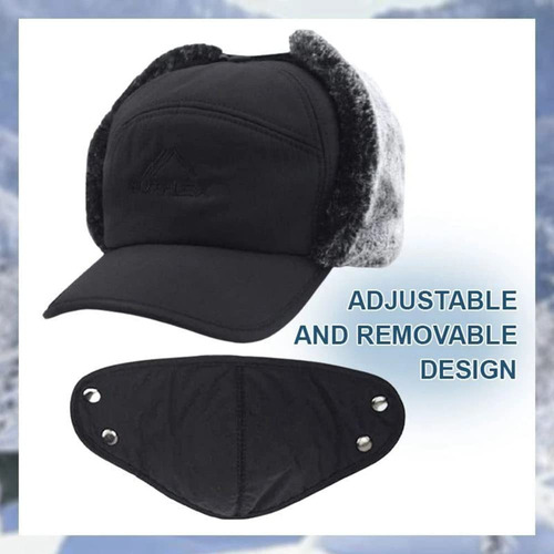 Gorro De Invierno Resistente Al Viento Con Máscara Para Las