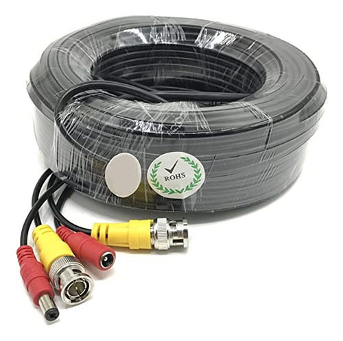 Cable Bnc Seguridad Cctv Camara Cc Nucleo Cobre Ahd Cvi Dvr