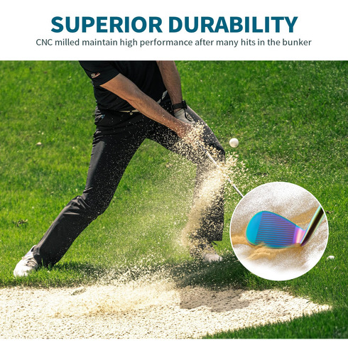 Juego De Cuñas De Golf De 52, 56 Y 60 Grados Para Hombres Y