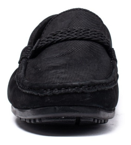 Imagen 6 de 7 de Zapato Karosso Kasual 9833 Gamuza Negro