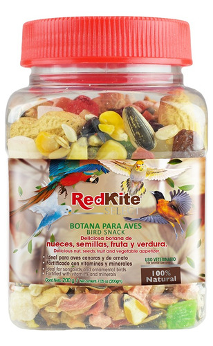 Alimento Aves Semillas Snack Para Aves 200 Gr Redkite