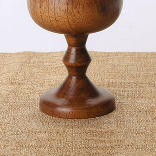Hu Copa De Vino De Madera For Padrinos De Boda