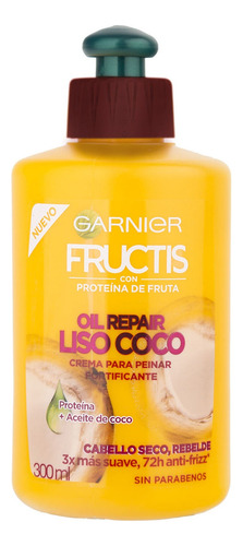Crema Para Peinar Garnier Fructis Oil Repair Liso Coco 300ml
