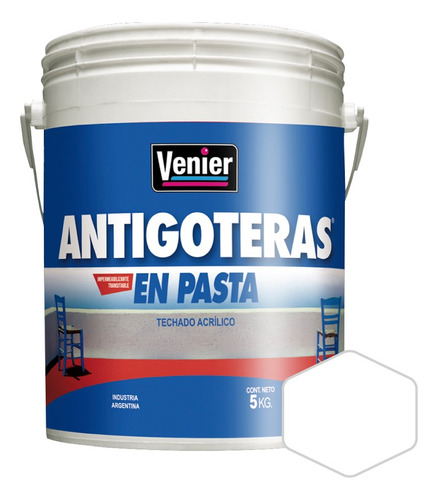 Antigoteras En Pasta Venier Membrana Impermeabilizante | 5kg
