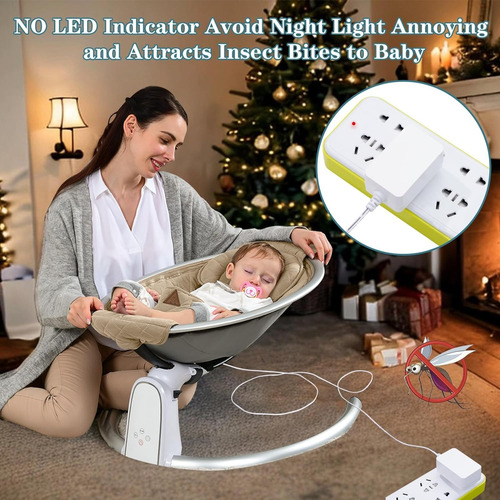 Cable De Alimentación Compatible Con Graco Columpios